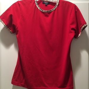 Burberry Tshirt red